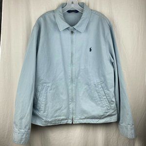 Polo Ralph Lauren Light Blue Cotton Jacket - XL